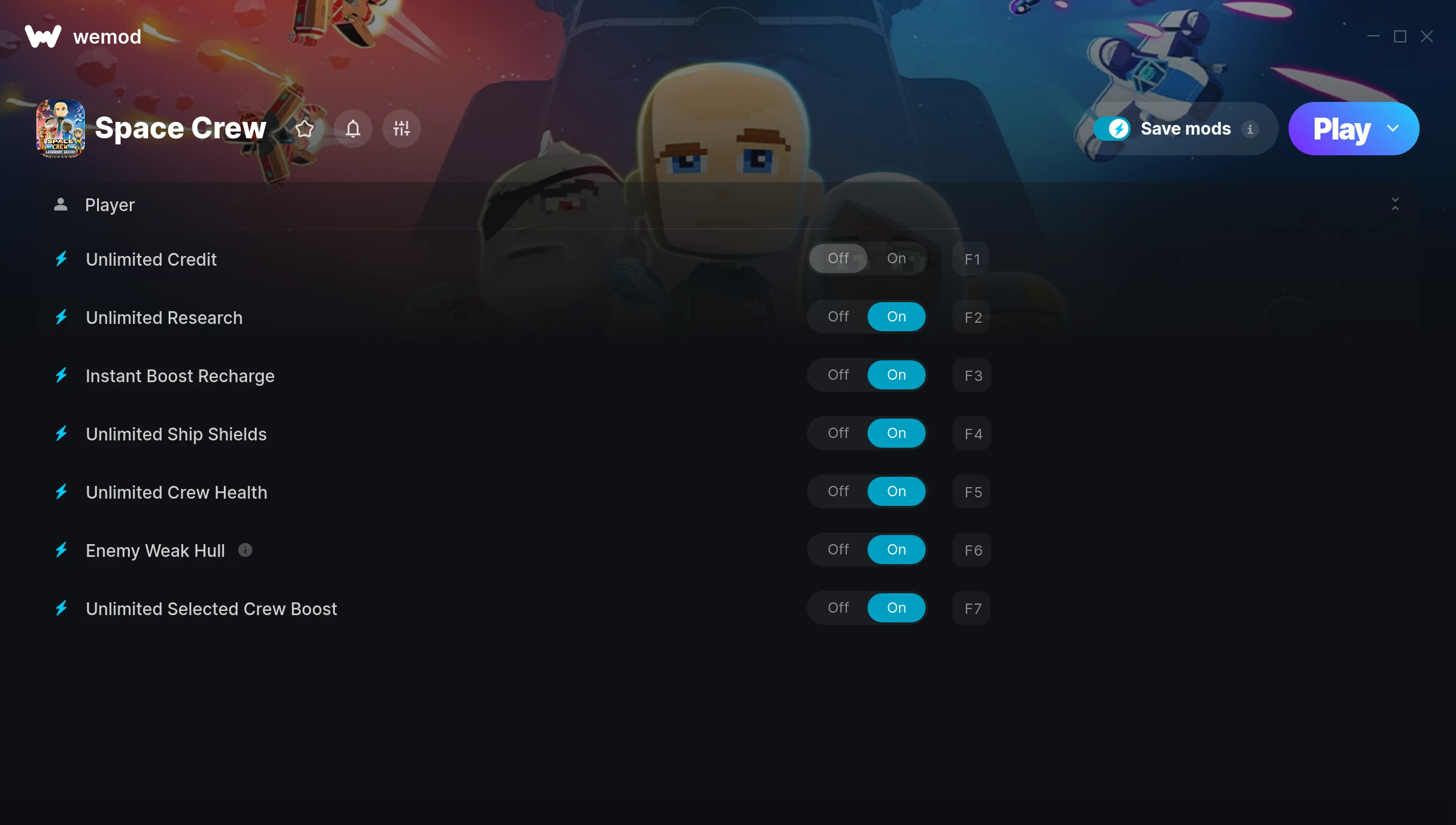 Space Crew Trainer screenshot