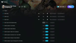 Heroes of the Three Kingdoms 8 Trainer screenshot