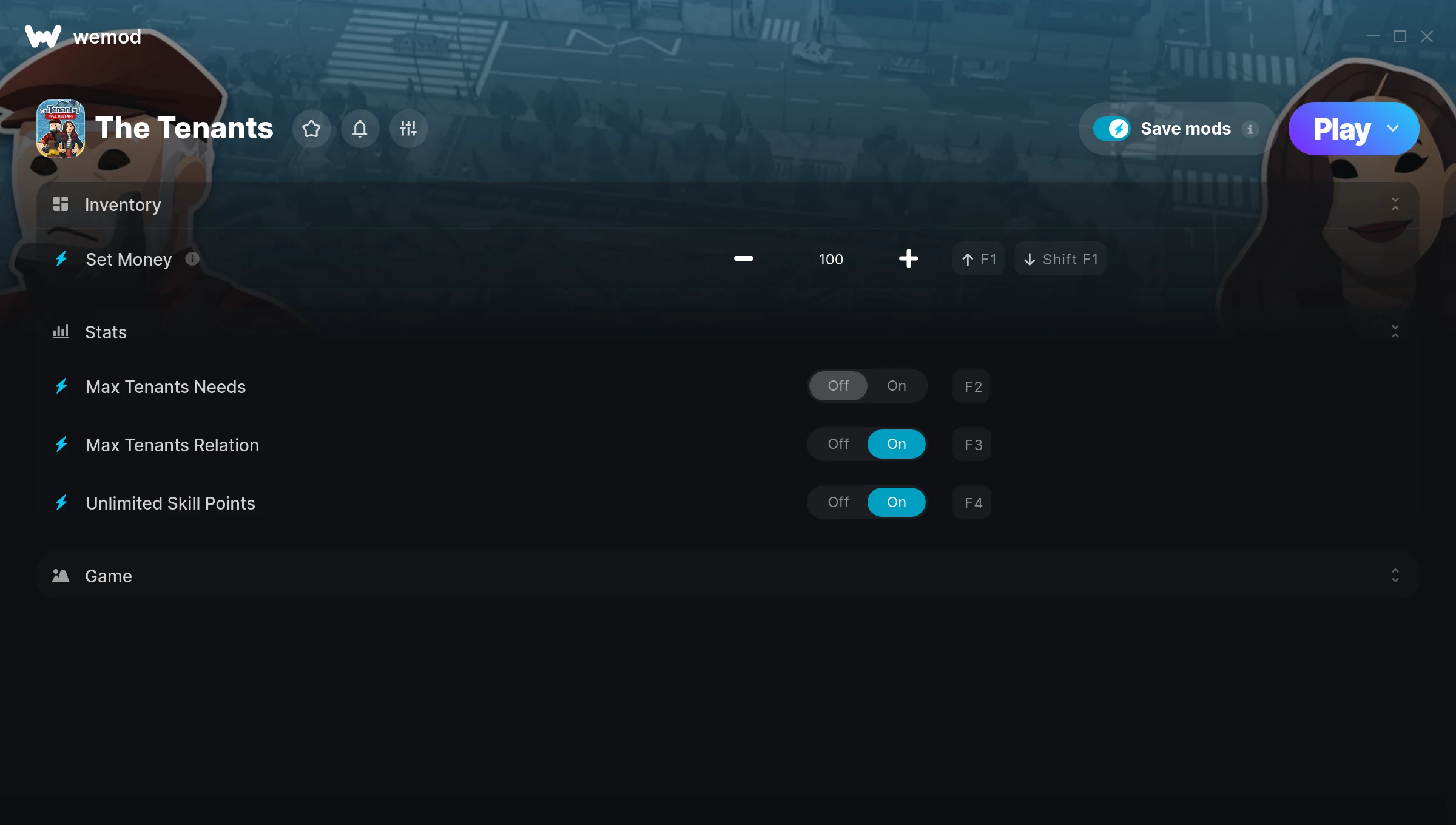 The Tenants Trainer screenshot
