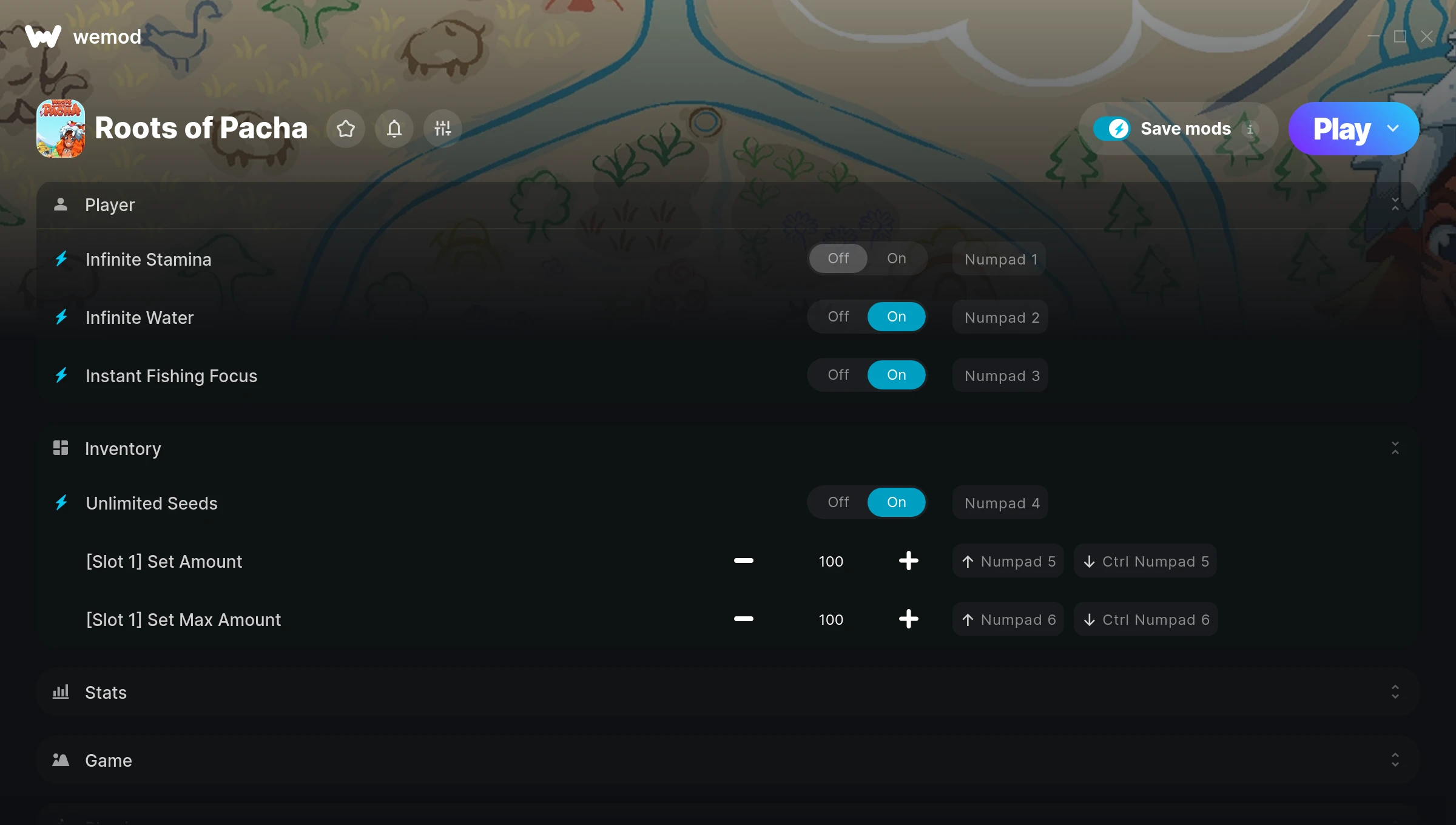 Roots of Pacha Trainer screenshot