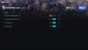 Before We Leave Trainer screenshot
