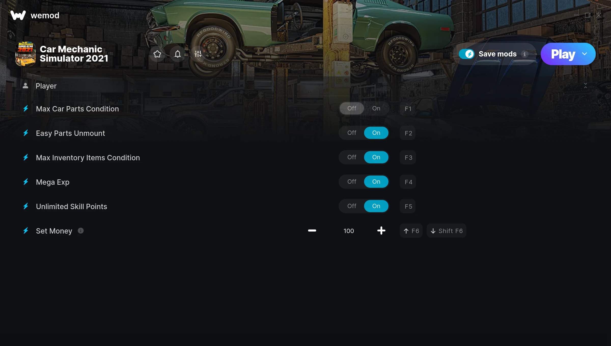 Car Mechanic Simulator 2021 Trainer screenshot