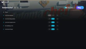 Automachef Trainer screenshot