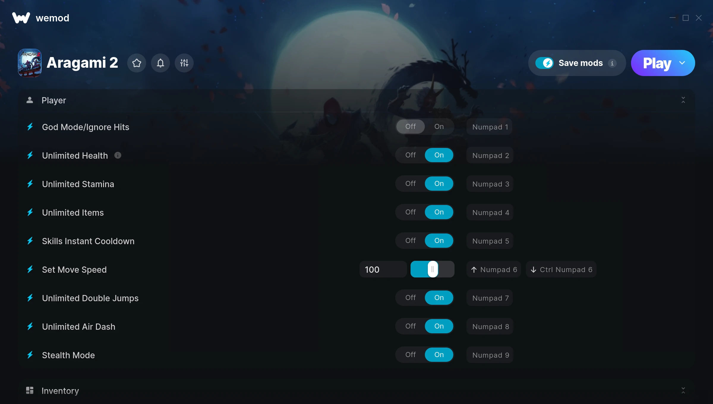 Aragami 2 Trainer screenshot