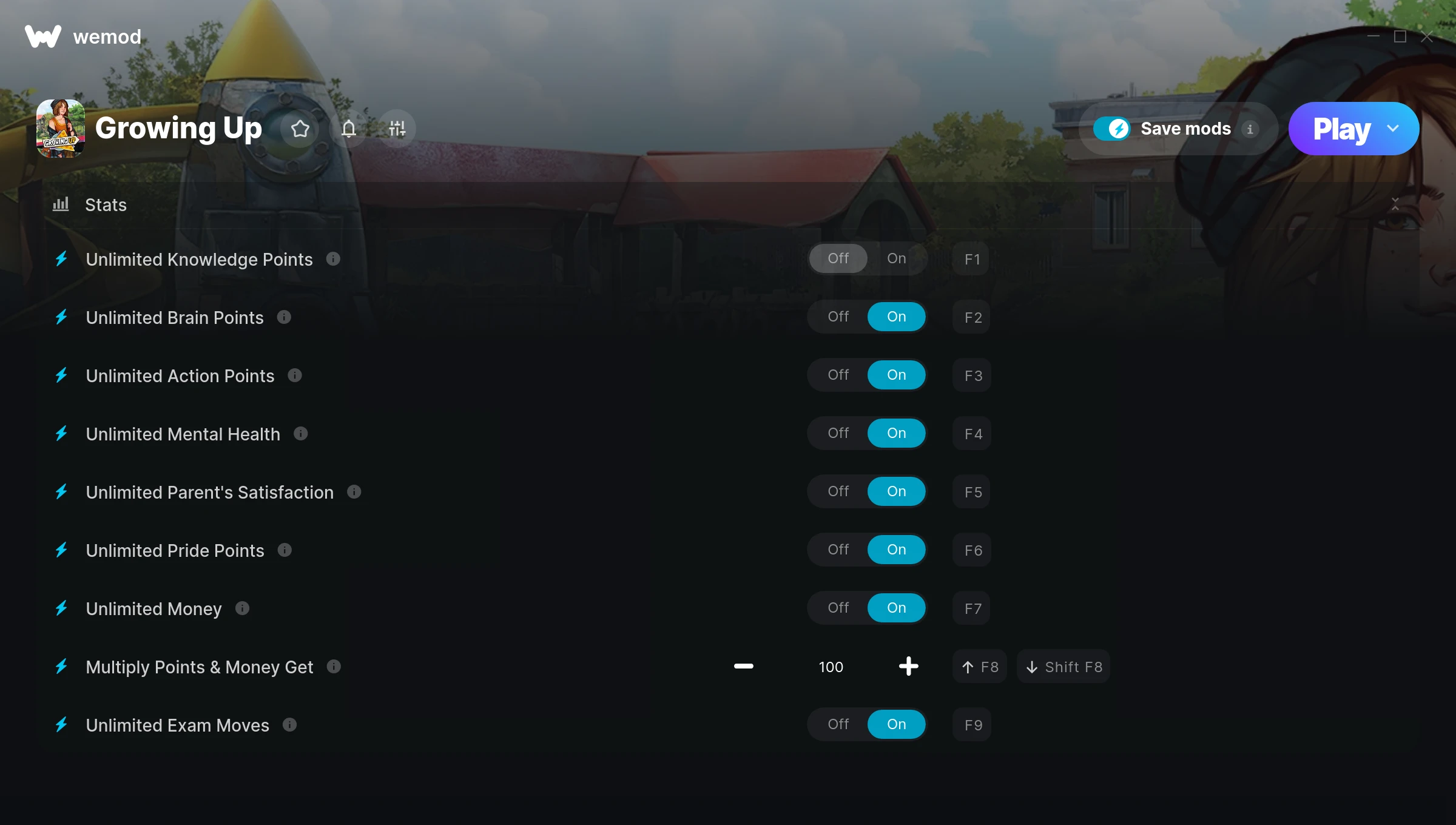 Growing Up Trainer screenshot