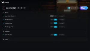 Inscryption Trainer screenshot