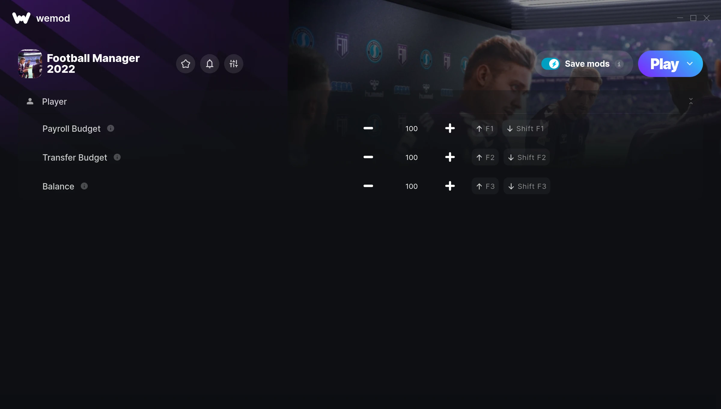 Football Manager 2022 Trainer screenshot