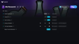 Idle Research Trainer screenshot