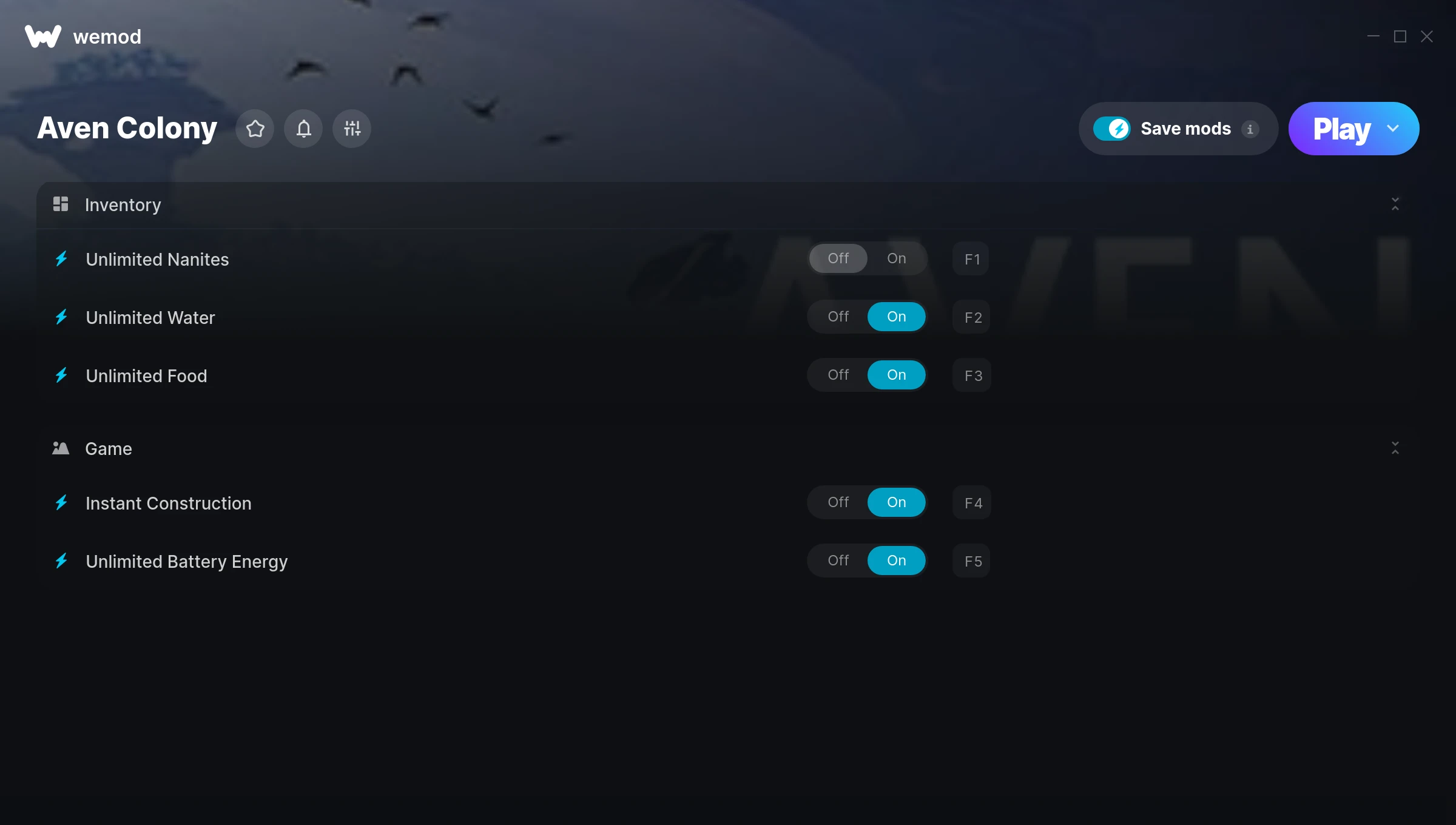 Aven Colony Trainer screenshot