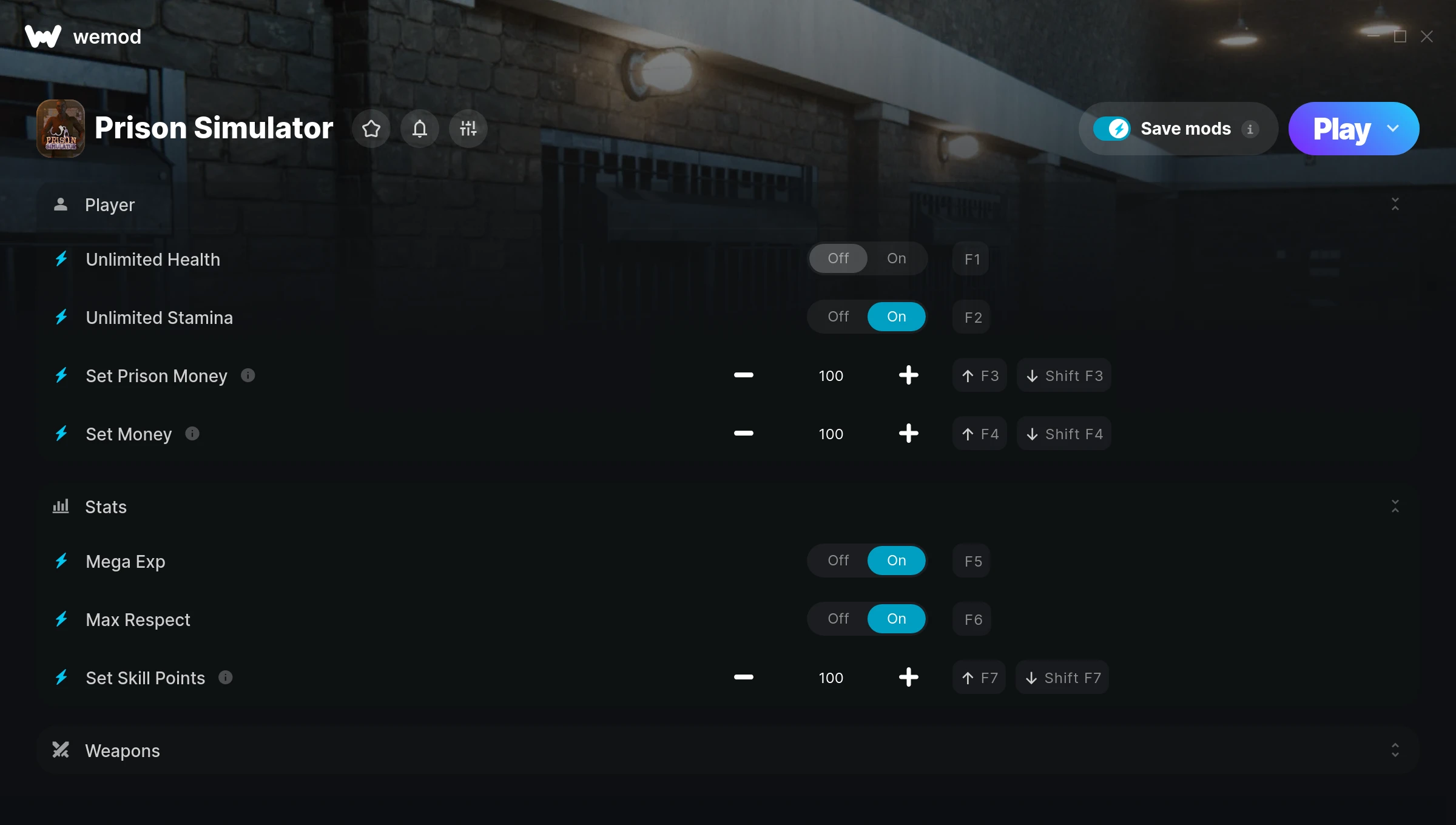 Prison Simulator Trainer screenshot