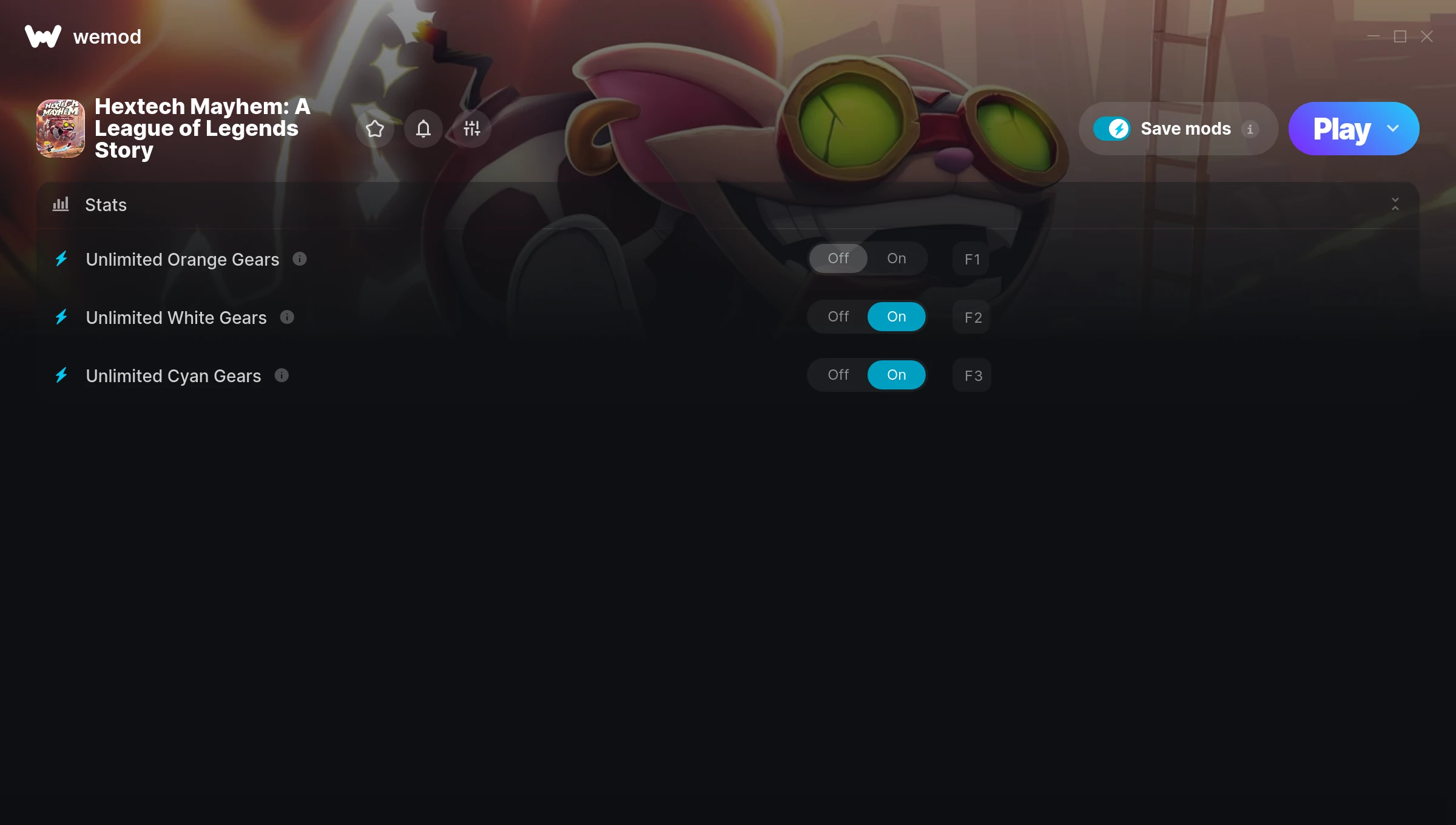 Hextech Mayhem: A League of Legends Story Trainer screenshot