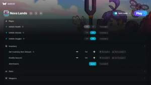 Nova Lands Trainer screenshot