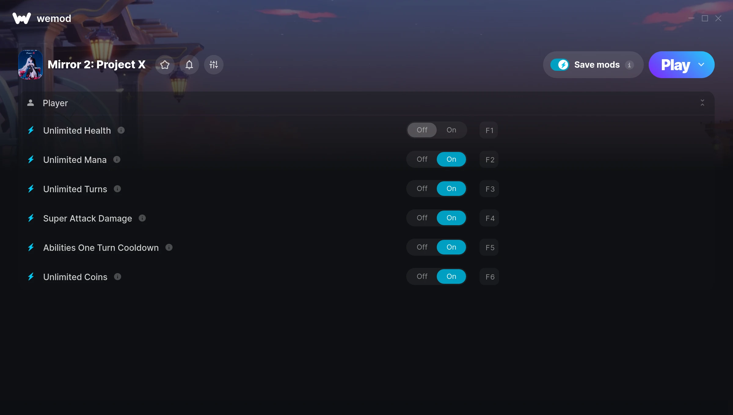 Mirror 2: Project X Trainer screenshot
