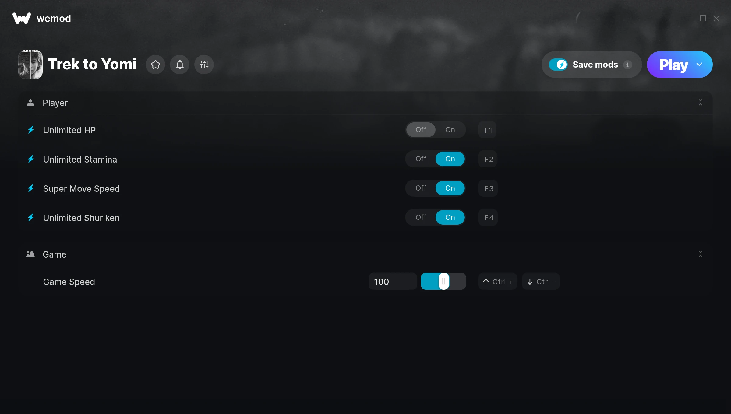 Trek to Yomi Trainer screenshot
