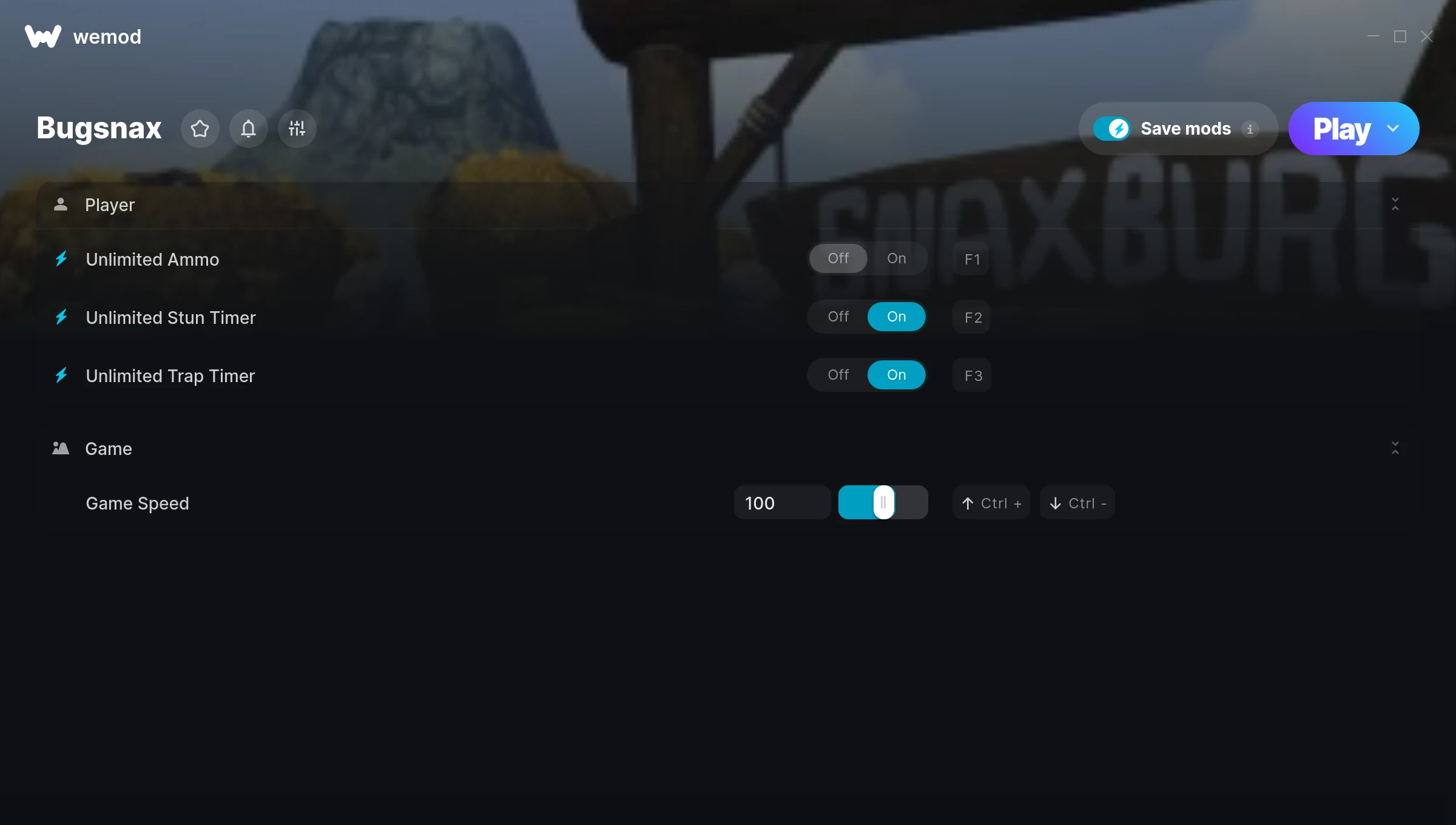 Bugsnax Trainer screenshot