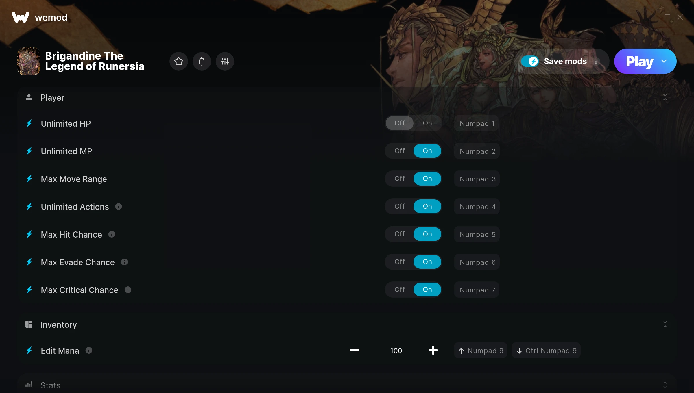 Brigandine The Legend of Runersia Trainer screenshot