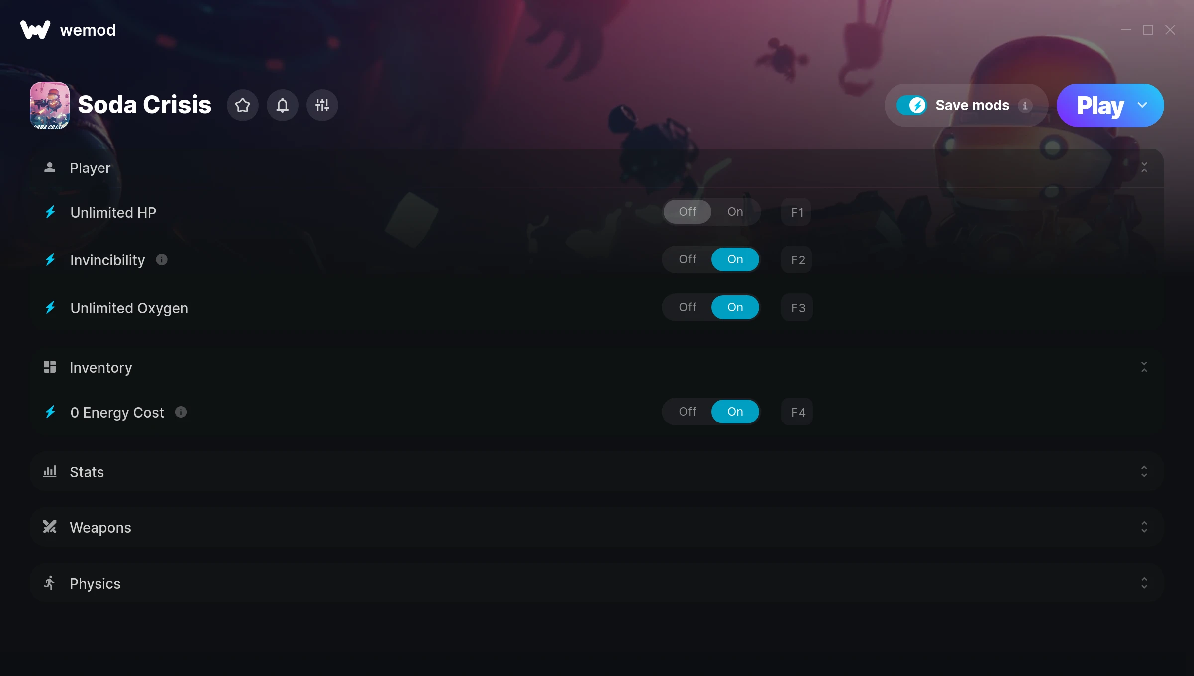 Soda Crisis Trainer screenshot