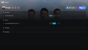 F1 22 Trainer screenshot