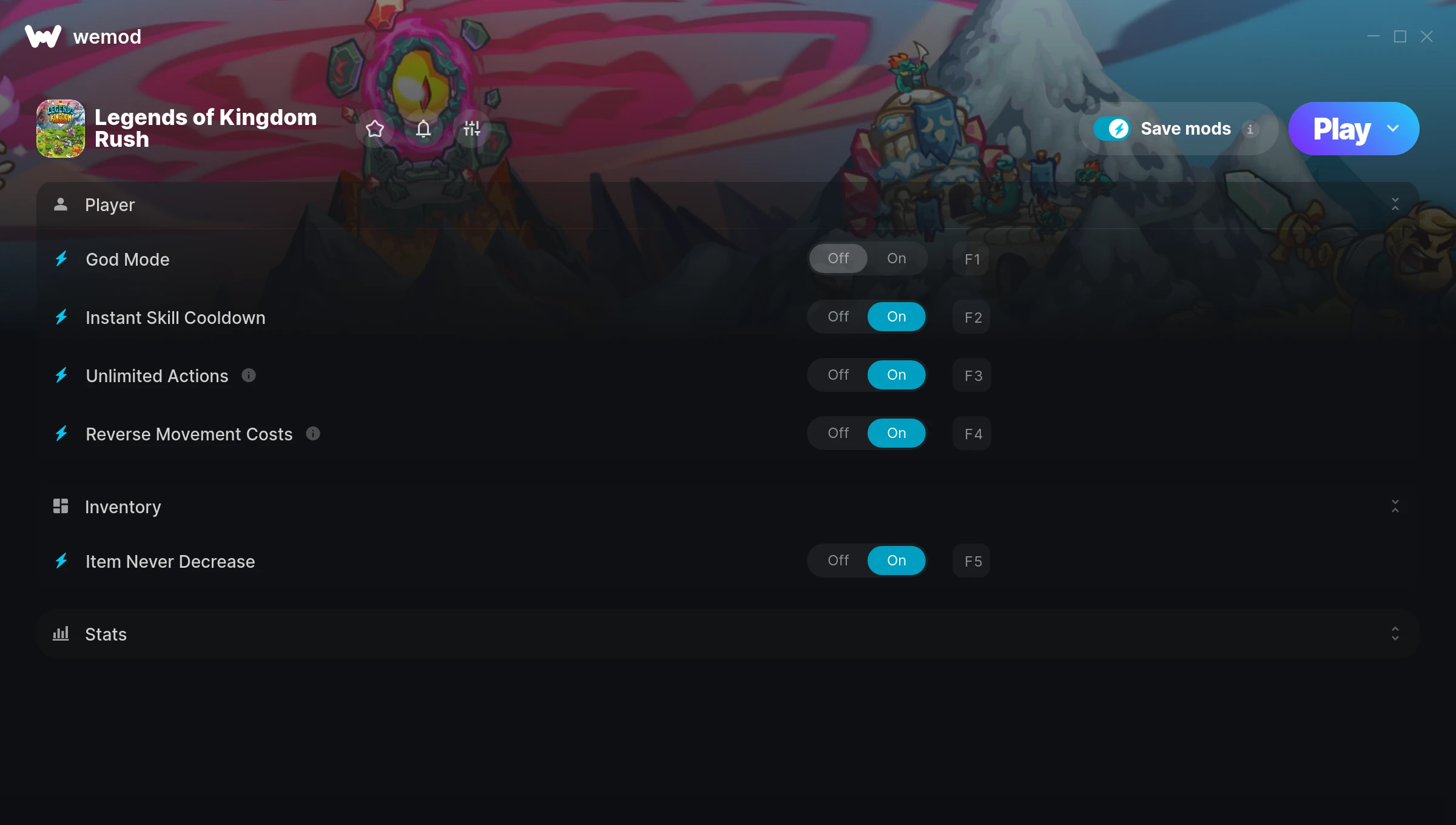 Legends of Kingdom Rush Trainer screenshot