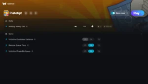 PlateUp! Trainer screenshot