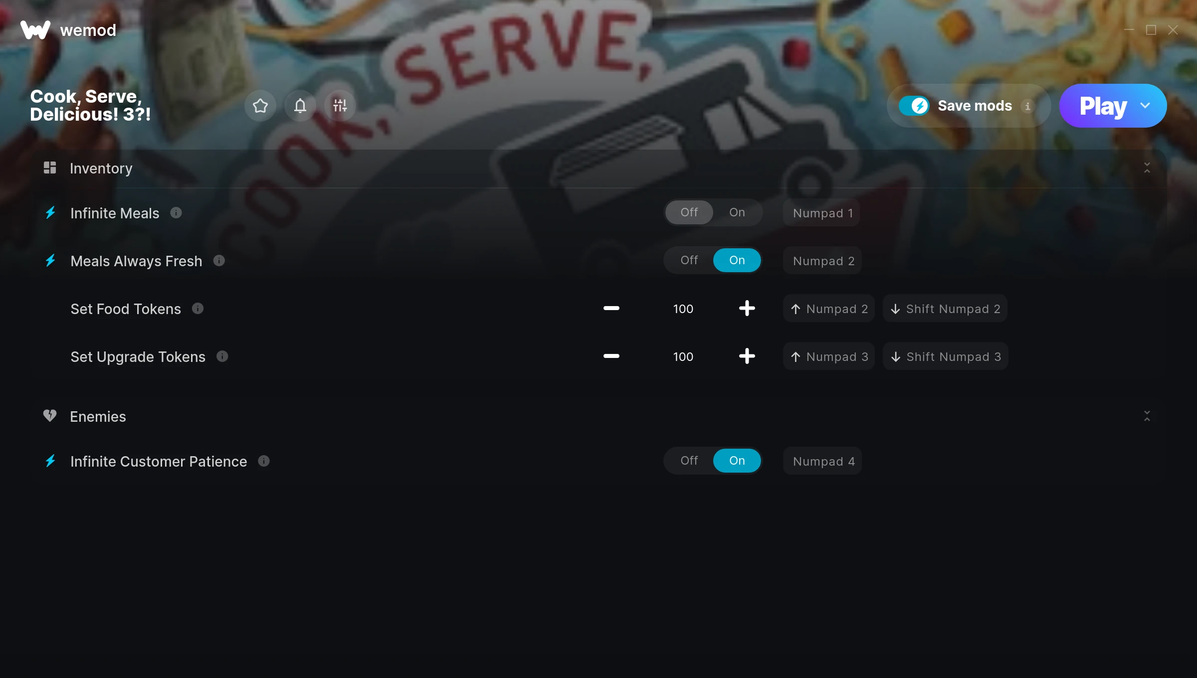 Cook, Serve, Delicious! 3?! Trainer screenshot