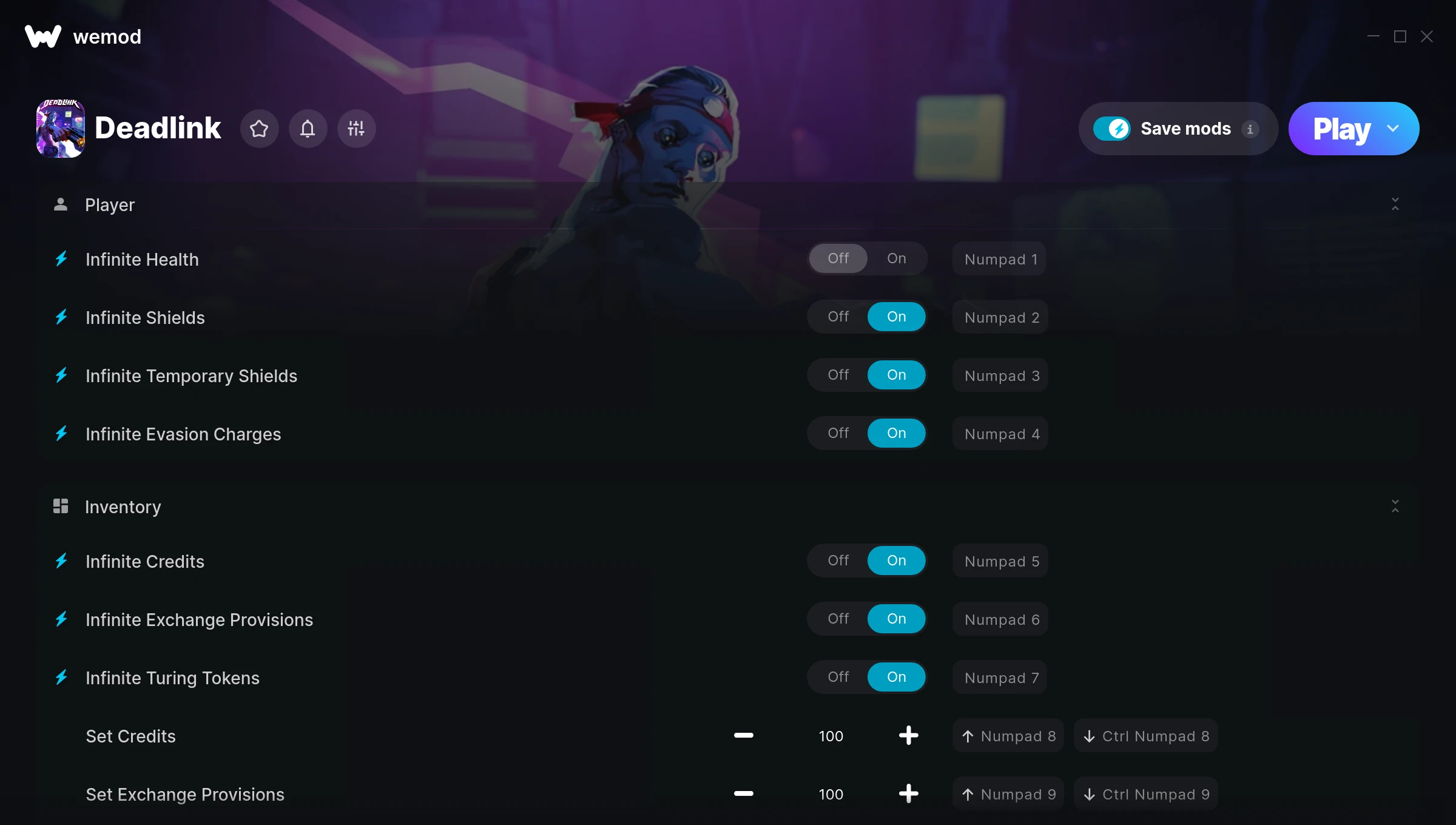 Deadlink Trainer screenshot