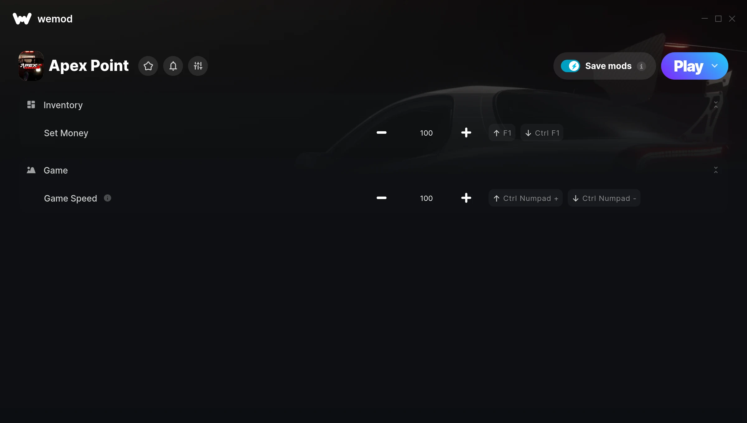 Apex Point Trainer screenshot