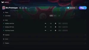 Bio Prototype Trainer screenshot