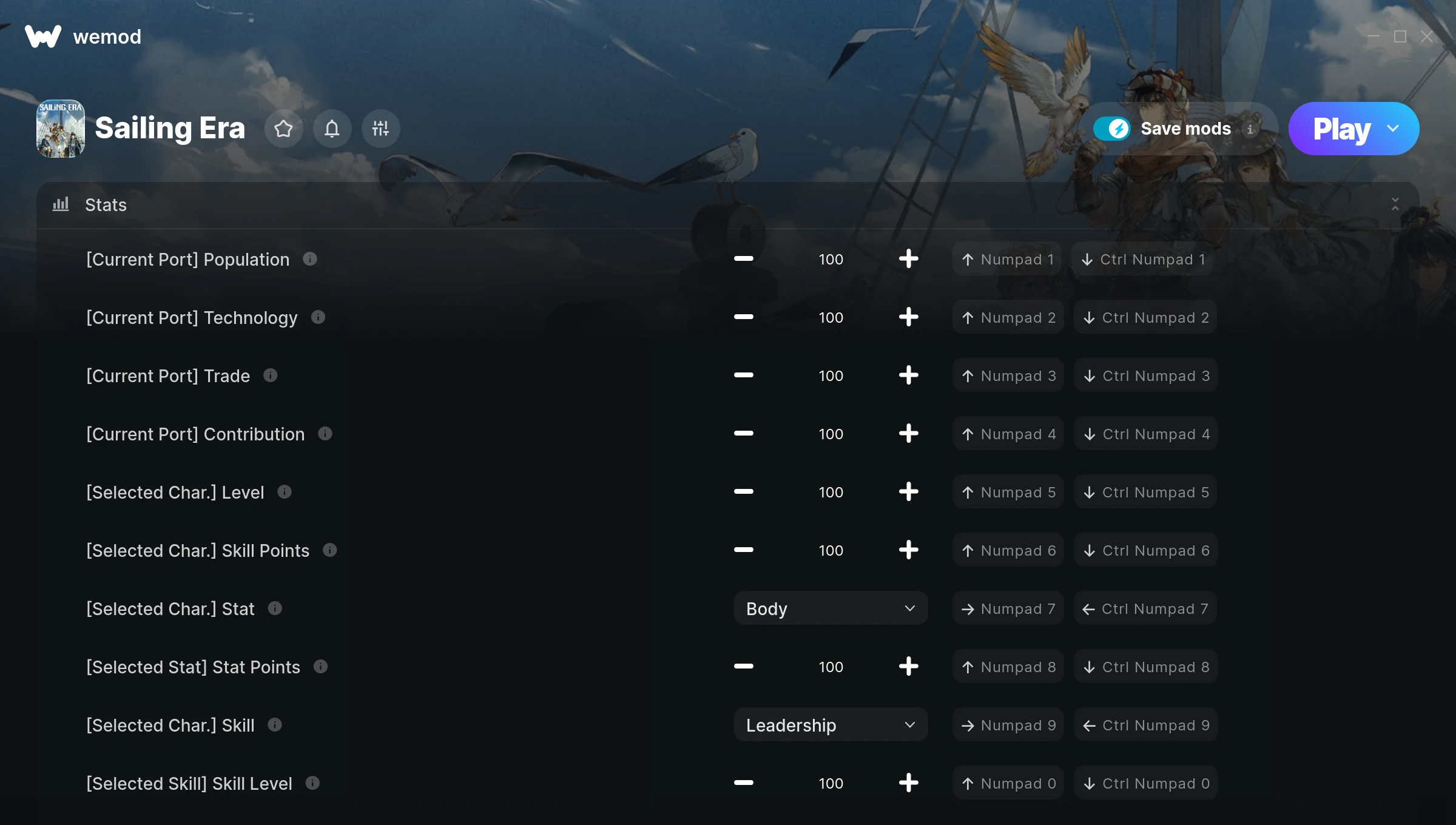 Sailing Era Trainer screenshot