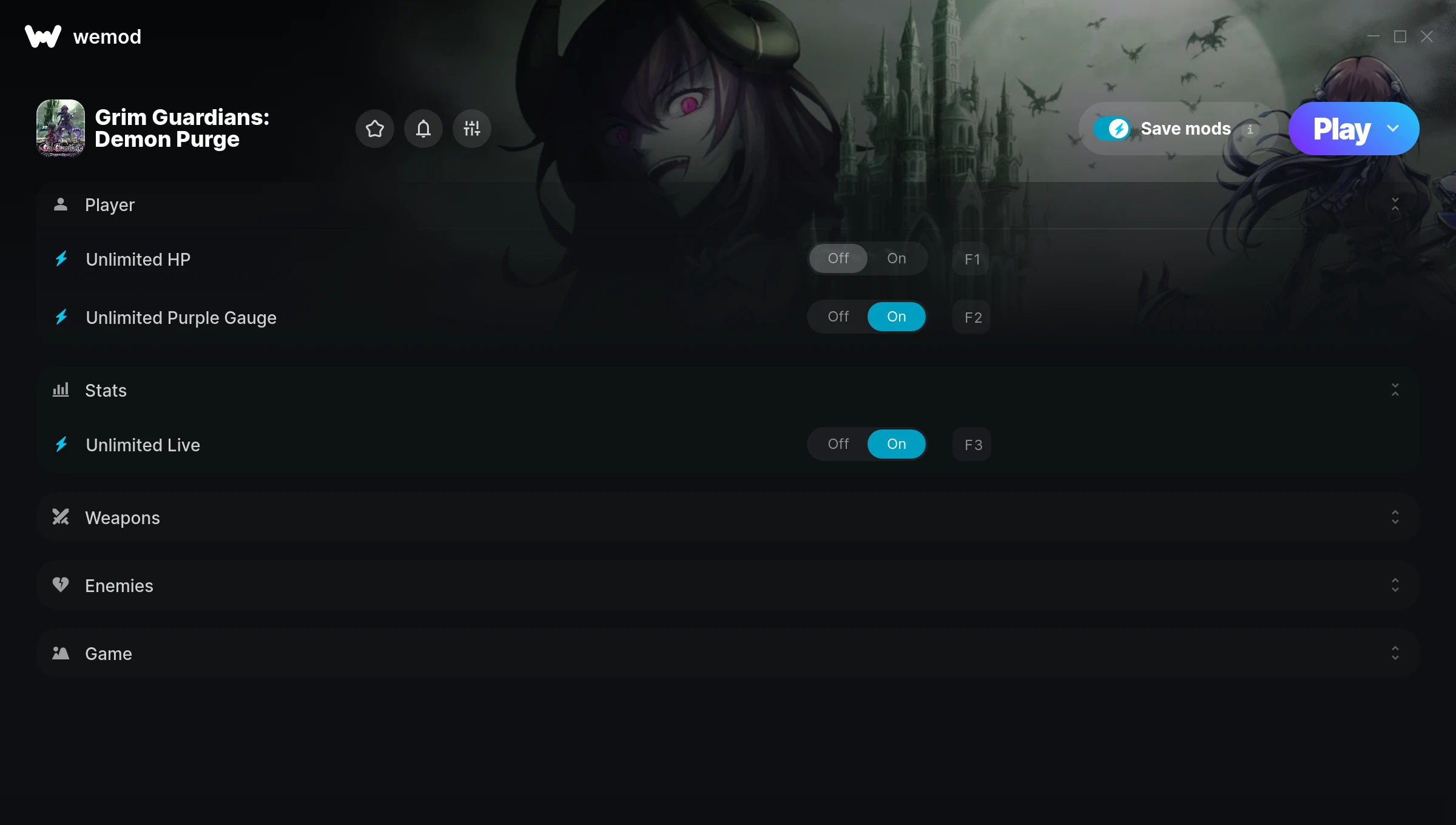 Grim Guardians: Demon Purge Trainer screenshot