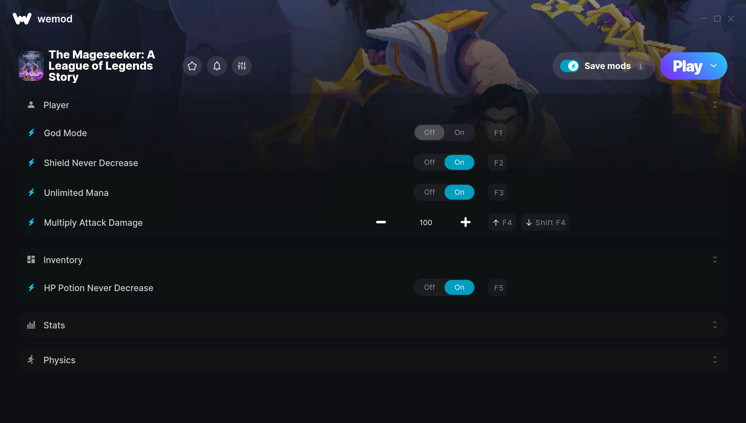 The Mageseeker: A League of Legends Story Trainer screenshot