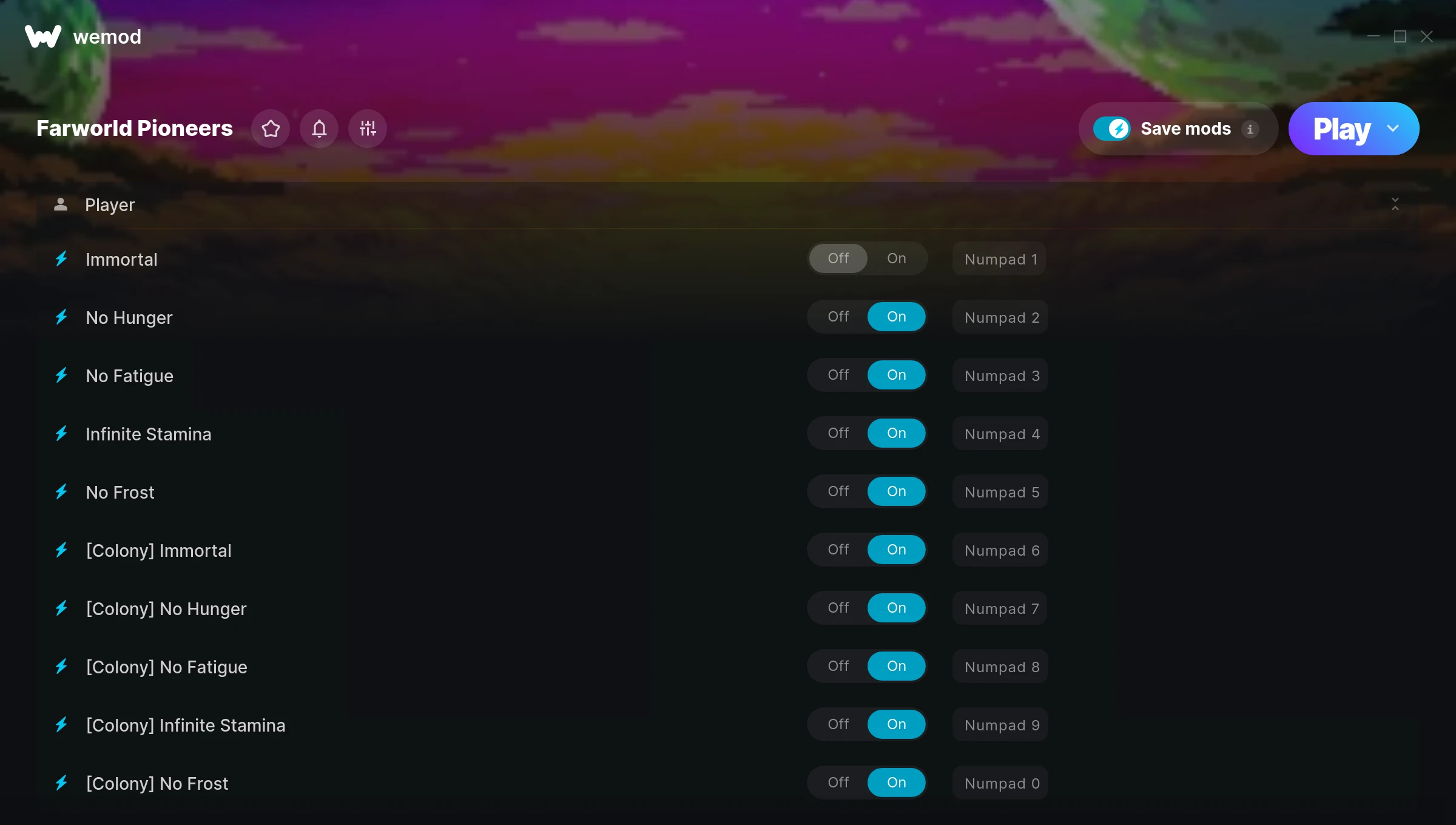 Farworld Pioneers Trainer screenshot