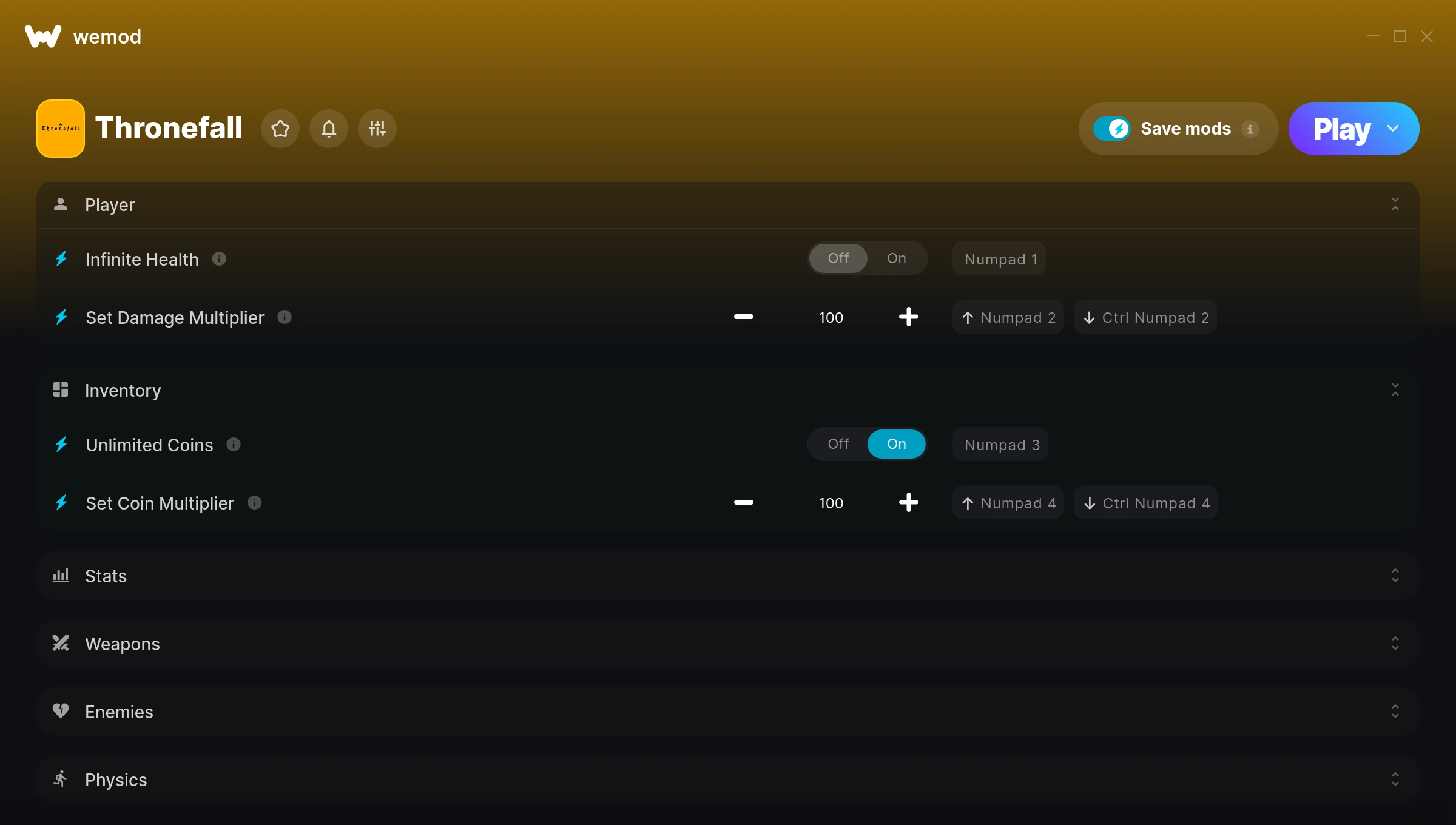 Thronefall Trainer screenshot