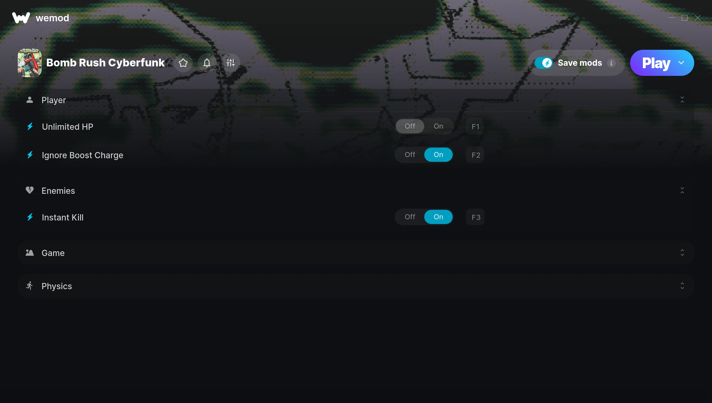 Bomb Rush Cyberfunk Trainer screenshot