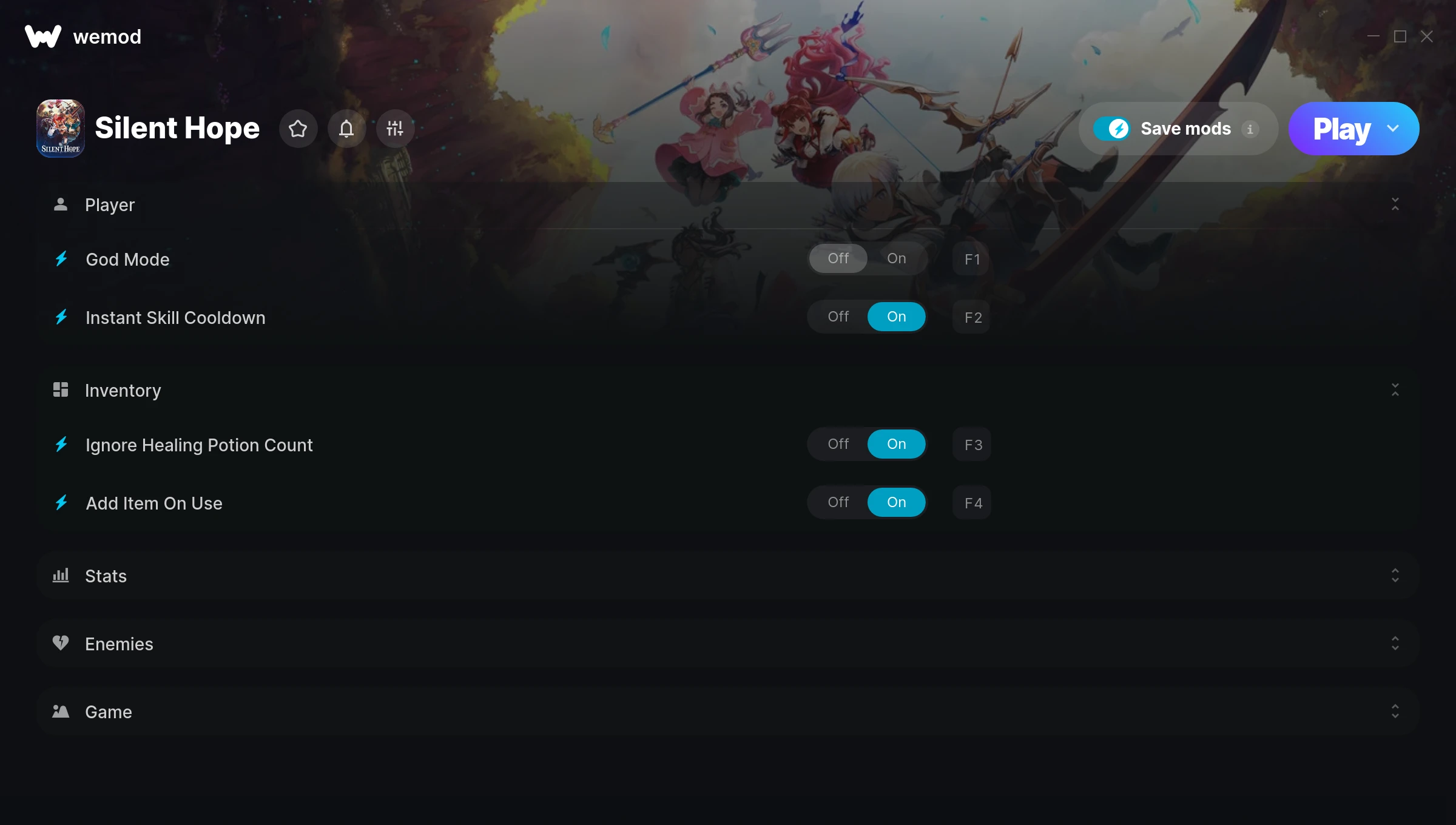 Silent Hope Trainer screenshot