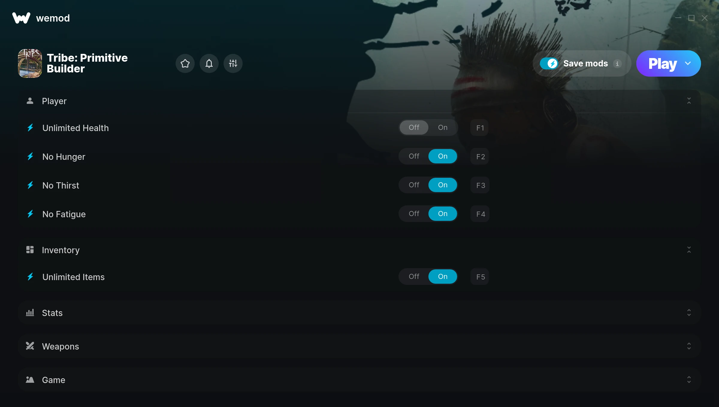 Tribe: Primitive Builder Trainer screenshot