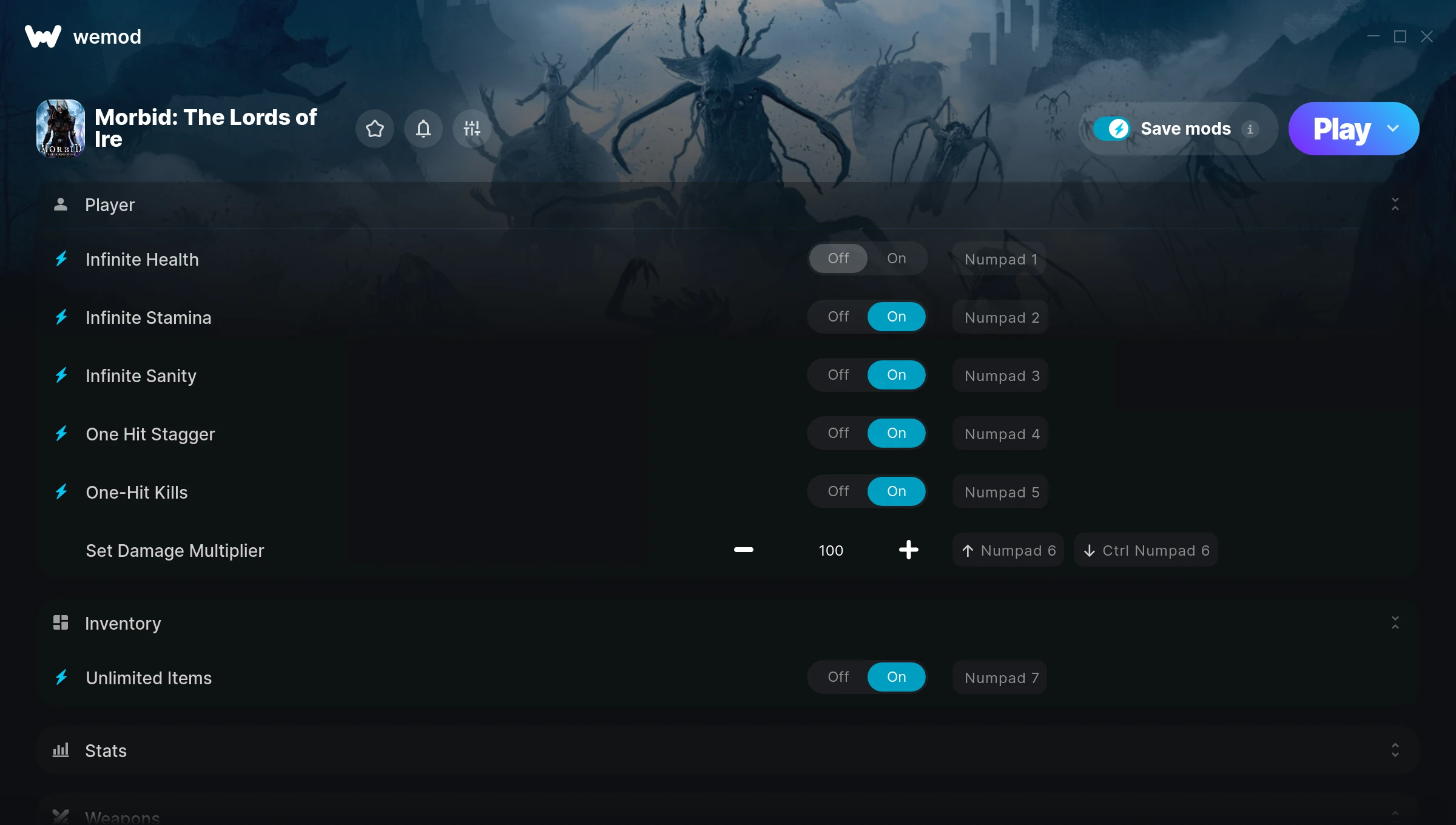 Morbid: The Lords of Ire Trainer screenshot