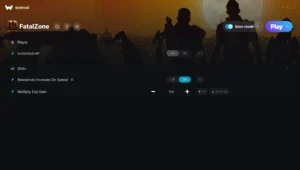 FatalZone Trainer screenshot