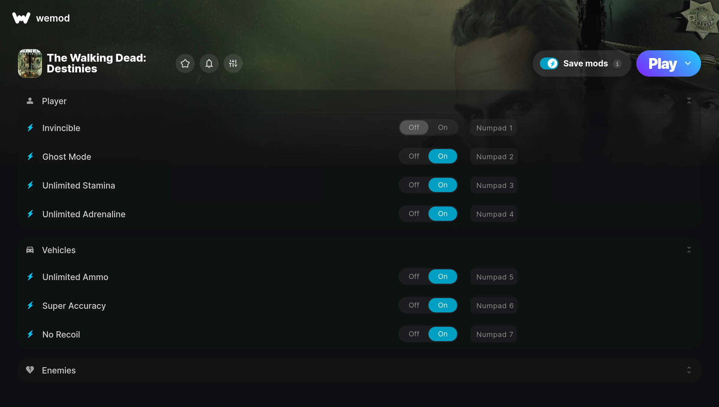 The Walking Dead: Destinies Trainer screenshot