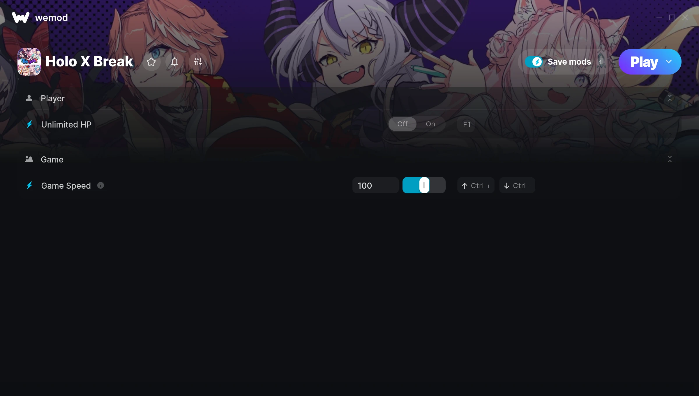 Holo X Break Trainer screenshot