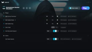 Anonymous Hacker Simulator Trainer screenshot