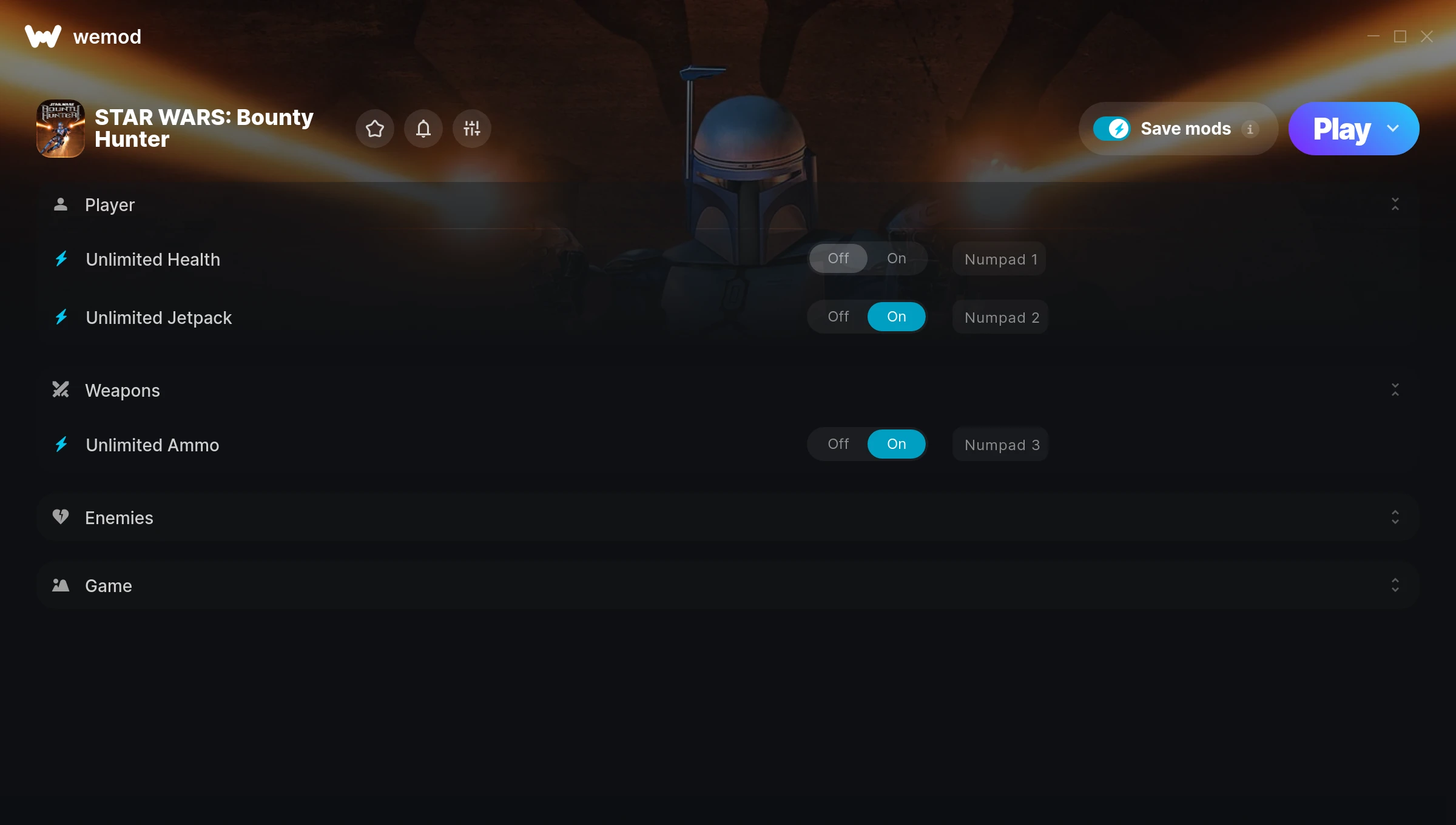 STAR WARS: Bounty Hunter Trainer screenshot