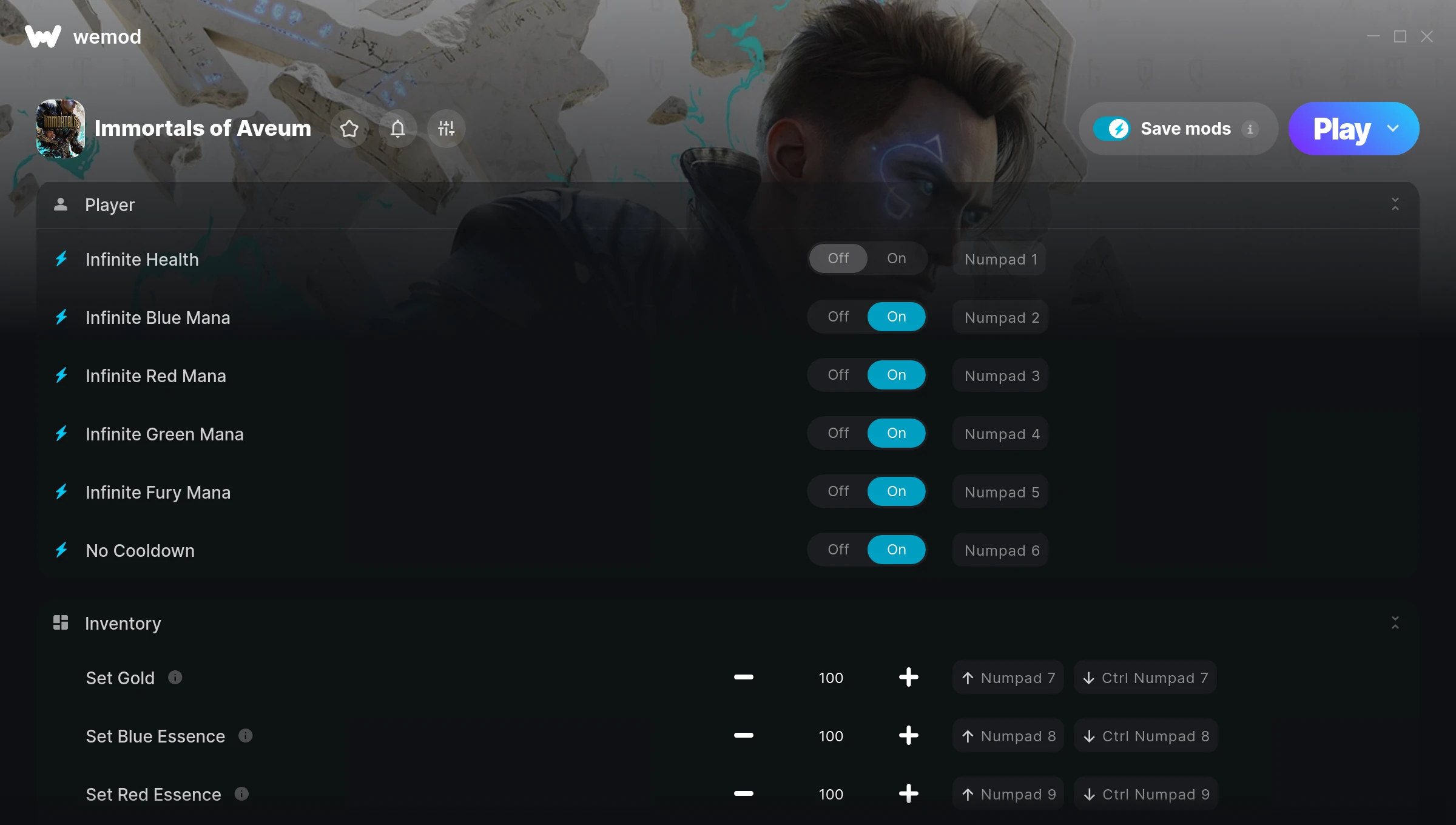 Immortals of Aveum Trainer screenshot