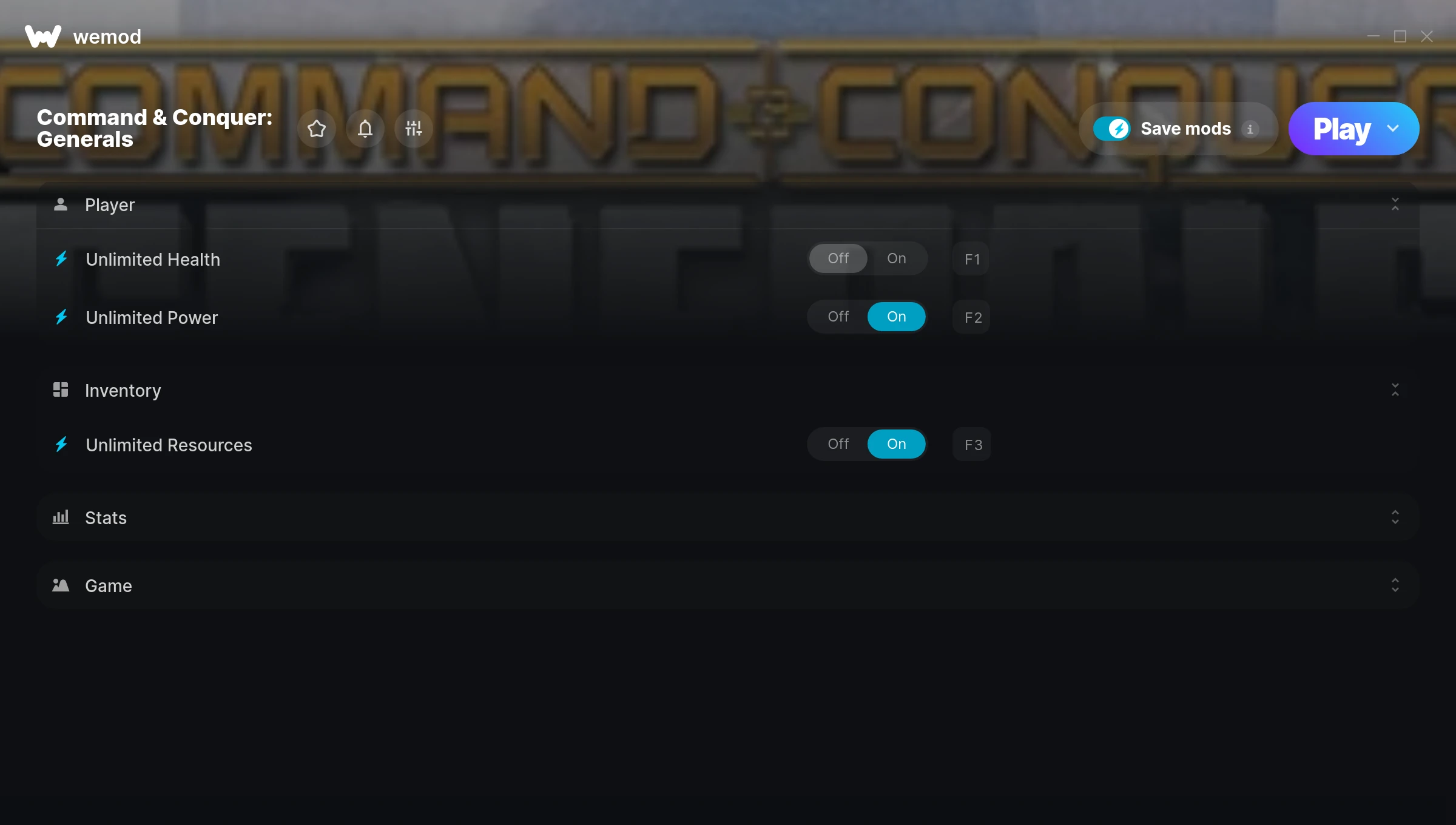 Command & Conquer: Generals Trainer screenshot