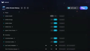 Little-Known Galaxy Trainer screenshot