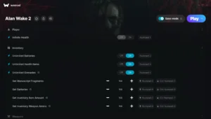 Alan Wake 2 Trainer screenshot