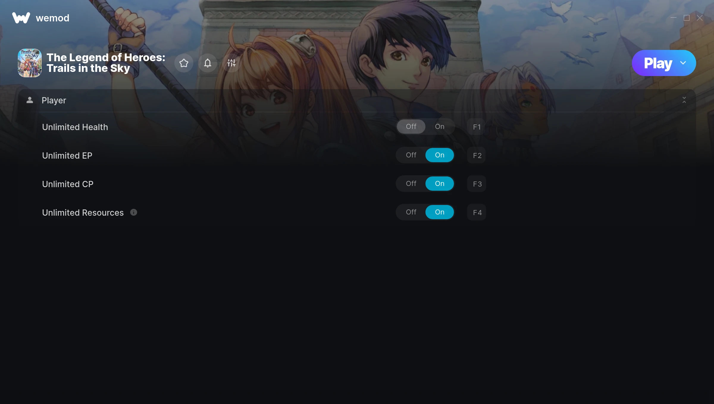 The Legend of Heroes: Trails in the Sky Trainer screenshot