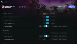 Dragon Age The Veilguard Trainer screenshot