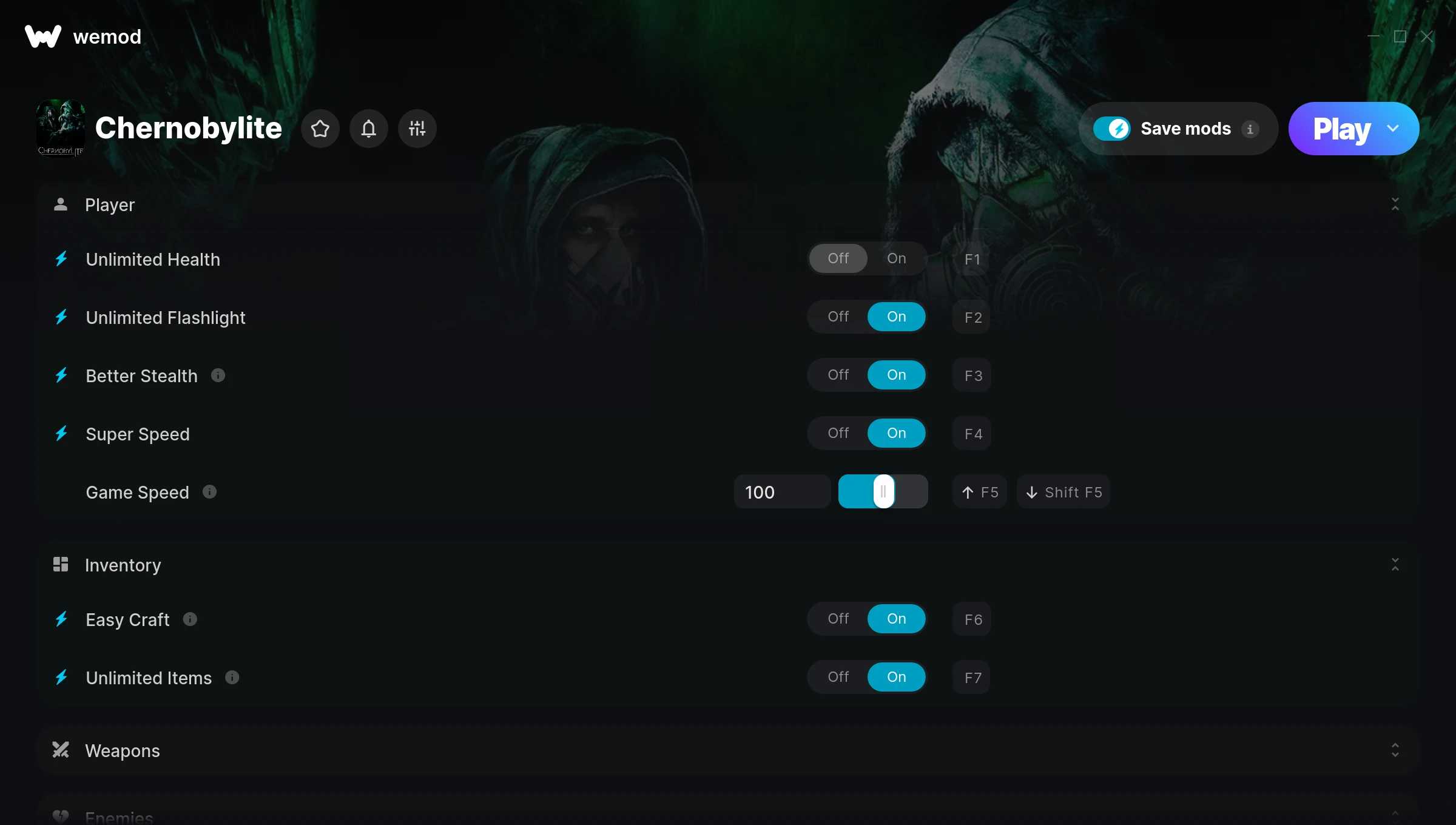 Chernobylite Trainer screenshot
