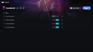 Sundered Trainer screenshot